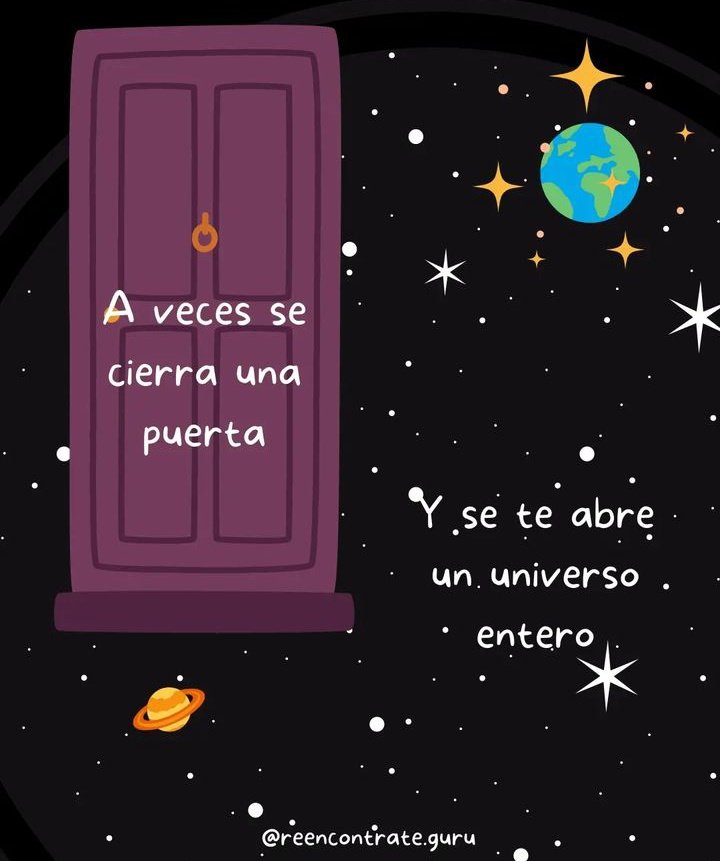 Se te abre un universo entero ✨