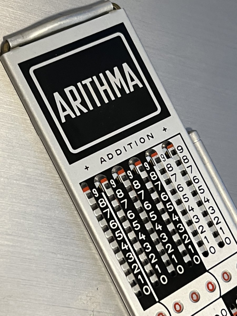 COOL ~ ARITHMA Pocket Adding Machine Vintage ADDIATOR #Mechanicalcalculator #addingmachine #vintagetools #arithmatic #math #pockettools #gadgets #funfinds #ebayfinds #vintage #Calculator #German  ebay.com/itm/2662485103… #eBay via @eBay