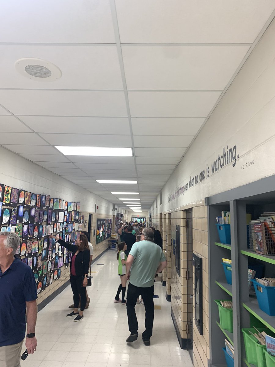 Wow! We had so many families come to share in Carlisle’s celebration of Art! Well done Mrs. Brechbuhler and Carlisle students! #art #dcs #Carlisle