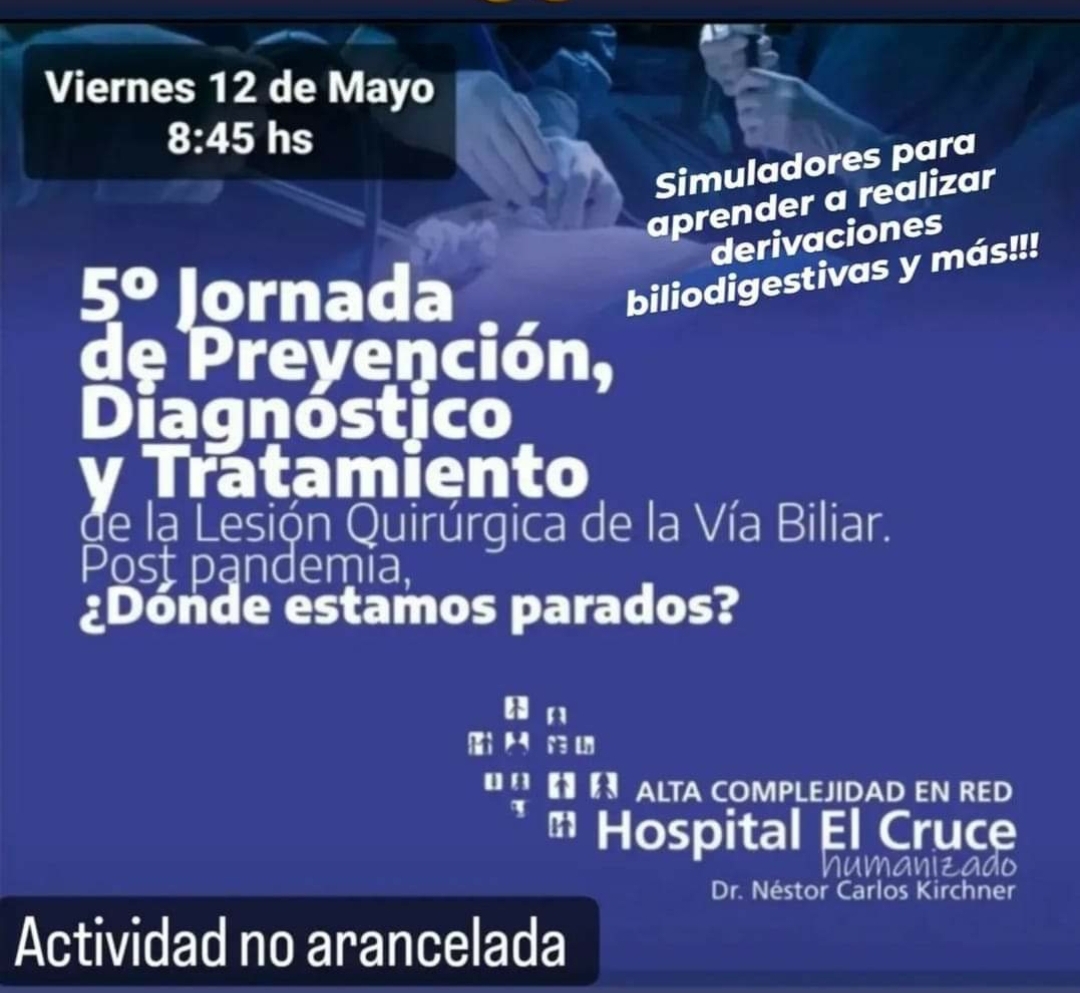 amhpb_mx's tweet photo. Desde Buenos Aires, Argentina 🇦🇷
5ta Jornada de Prevención, Diagnóstico y Tratamiento de la Lesión Quirúrgica de la Vía Biliar. Post. Pandemia, ¿Dónde estamos parados?
Viernes 12/5 8:45 hs
Inscripción: https://t.co/tbp7J5OH2A
#lesiondeviabiliar #cirugia #colecistectomiasegura https://t.co/vjhzdyyeeW