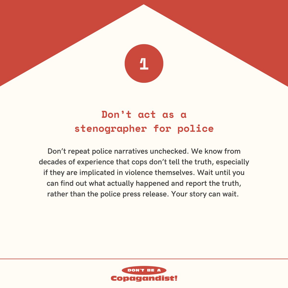 interruptcrim's tweet photo. "displaying traits of an armed person"

Reminder that if you're a journalist and you're repeating cop narratives verbatim and unchecked, you're not doing your job, you're just spreading copaganda. Here's a resource: https://t.co/w5F8Up9ncP https://t.co/4PdhGkhLUq