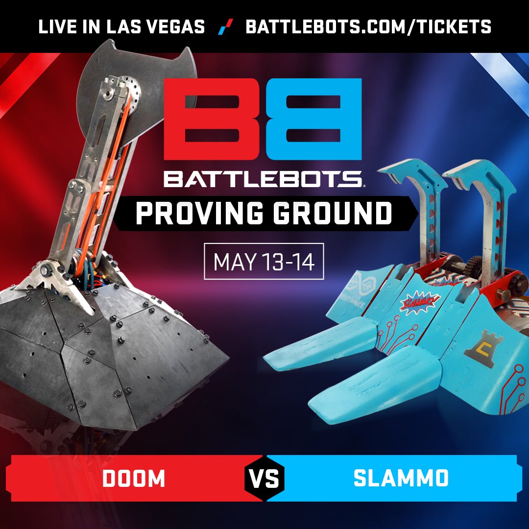 BattleBots on Twitter to Las Vegas this weekend to see these two