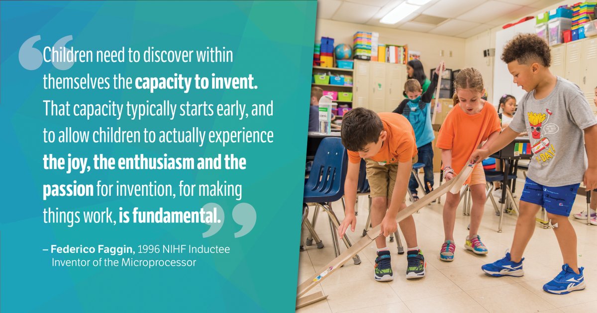 Inventor_CH's tweet photo. InventorsHOF: Bring the fun of hands-on #inventioneducation to your students through #STEM experiences inspired by world-changing inventors! NIHF education programs help support students’ academic needs &amp; are easy to apply in the classroom. Learn more: … https://t.co/iQqfiu0N0t