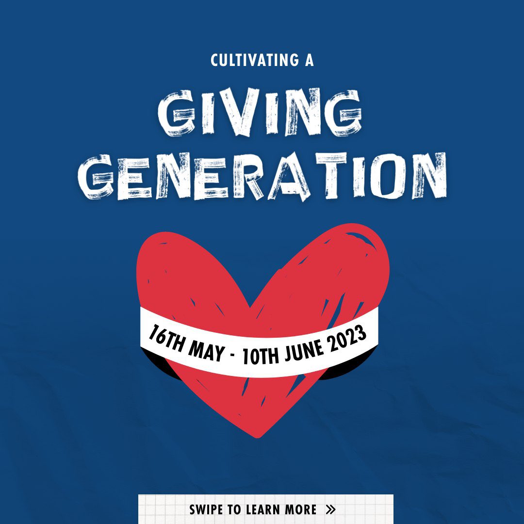 SunwayU's tweet photo. Join us for Cultivating A Giving Generation: a month-long festival of giving and kindness starting on 16 May 2023.
#CampusWithAConscience https://t.co/gM1bJo8Jq3