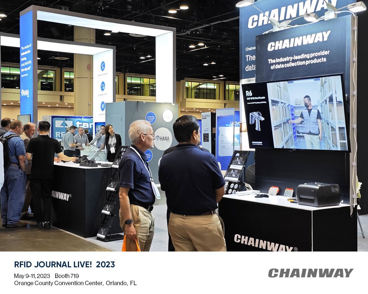 chainway2005's tweet image. We thank our customers, partners, and friends for visiting us at RFID Journal Live! 2023. It was exciting to see the response to the various new and upgraded RFID products we had on display. We hope to see you at next year's event.

#RFIDJOURNALLIVE #RFIDReaders #UHFRFID