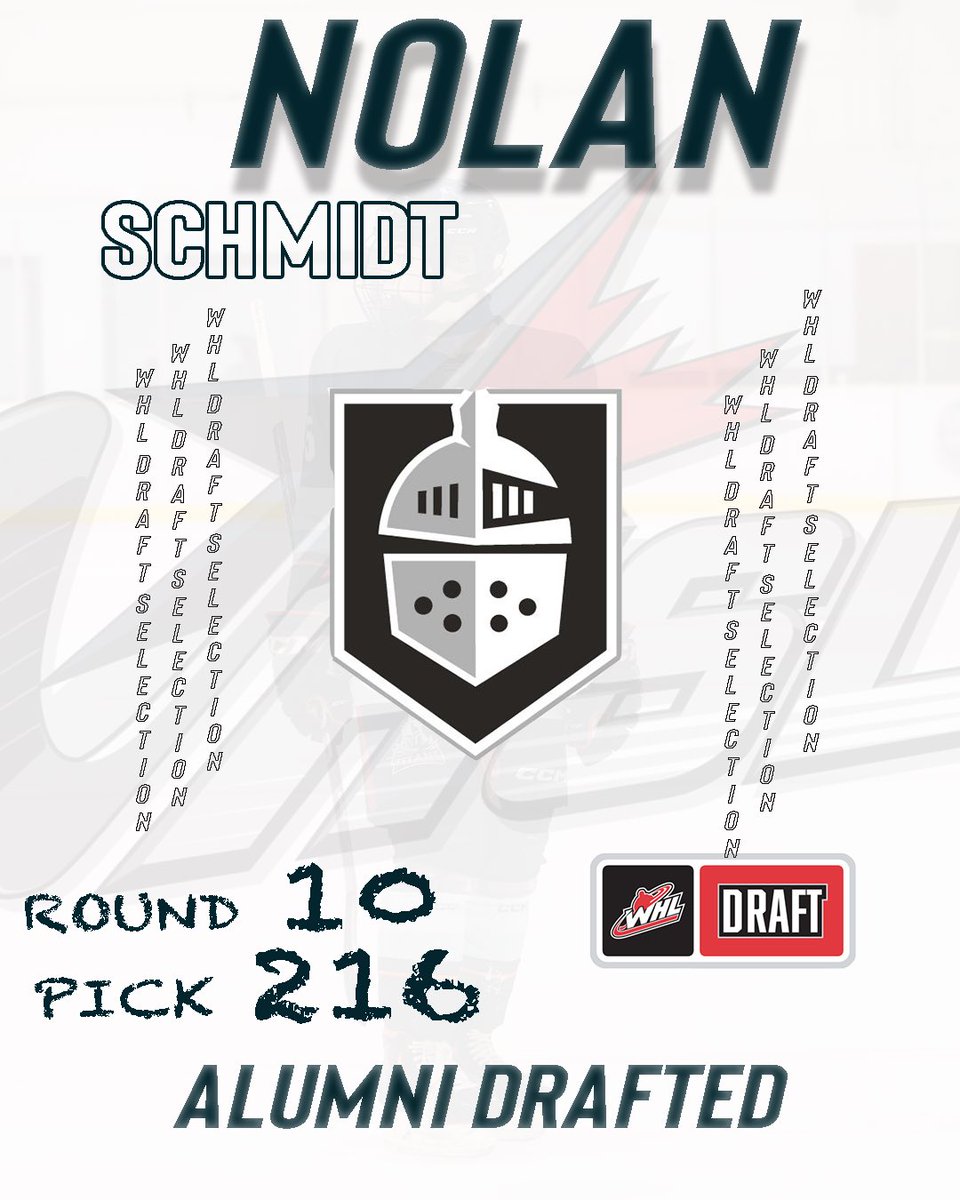 HockeySuperLeag's tweet photo. Congratulations to @0709CCK alum Nolan Schmidt on getting drafted to the @Rebelshockey of the @TheWHL 216th overall!  #WHLDraft #HSLAlumni https://t.co/T082252jsL