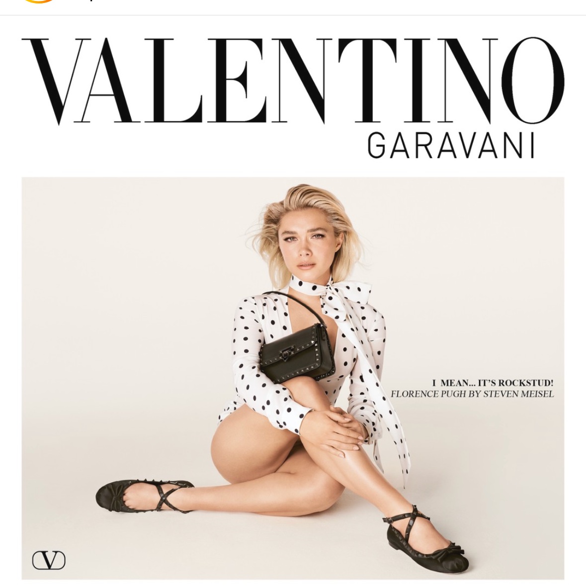 KindaHagi's tweet image. i keep getting this ad where florence pugh looks EXACTLY like angel mamii