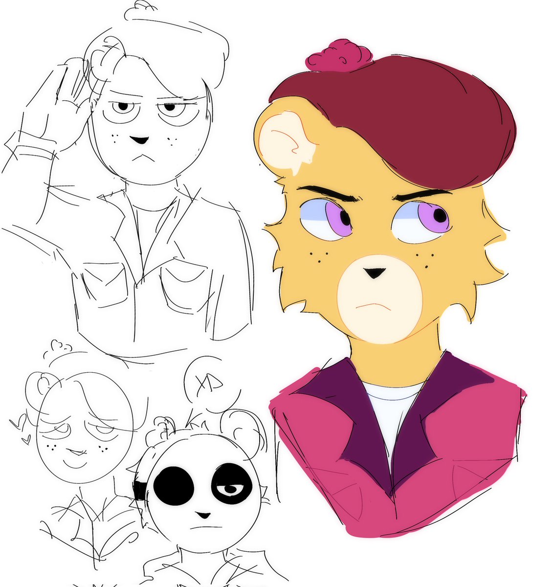 Gablik0's tweet photo. Doodles 
#unicornwars #unicornwarspompon #UnicornWarsfanart https://t.co/BxTZncoqFR