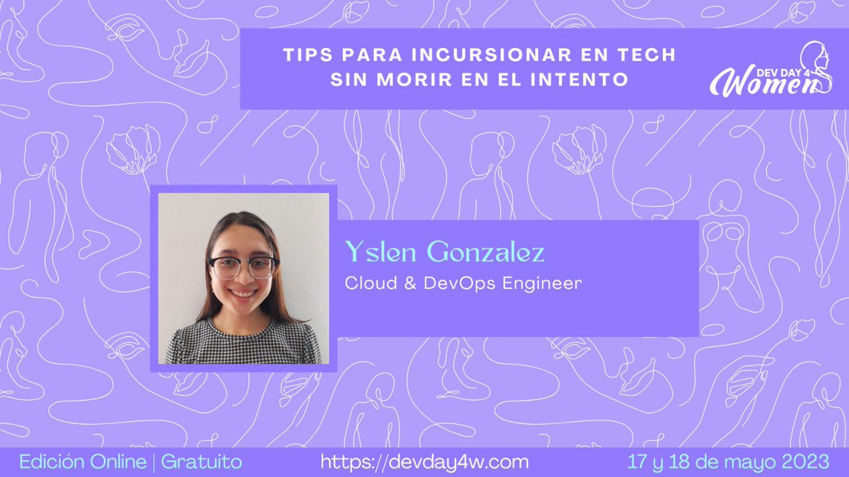 yslenglez's tweet image. Acompáñame en #DD4W el próximo jueves 18 de mayo de 14:30-15:00 👾
Estaré compartiendo algunos tips para incursionar en tech con @revistaSG

👉🏼Regístrate en devday4w.com/registro/ 👩🏻‍💻🧑🏽‍💻👨🏼‍💻
