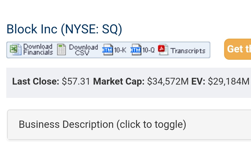 Durable Investments on Twitter "Holdup, SQ enterprise value is same as what they paid for