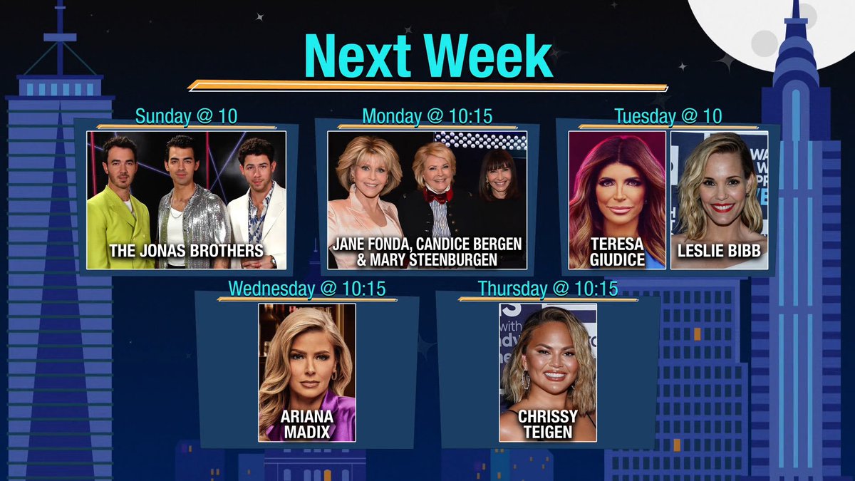 NEXT WEEK on #WWHL 🥳