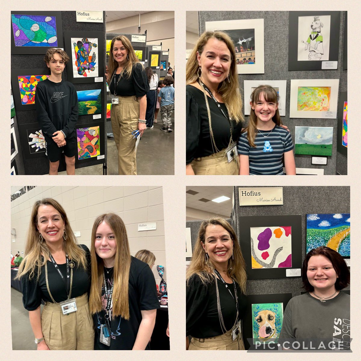The <a href="/kleinfinearts/">Klein ISD Fine Arts</a> Spring Art show was filled with beautiful artwork created by our amazing <a href="/HofiusKISD/">Hofius Intermediate</a> art students as well as so many other <a href="/KleinISD/">Klein ISD</a> students! So much talent and creativity! I am very proud of my students and all their hard work!