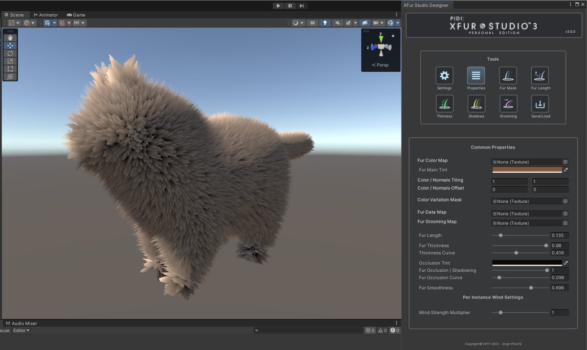 IrrSoft's tweet photo. Time for a much needed makeover. Better workflow, better UI,  a better experience. #XFurStudio3 is coming soon! 

Get #XFurStudio2 before the release @AssetStore  &amp; upgrade for free 👇

https://t.co/LcR6aWJoyZ

#gamedev #indiegamedev #madewithunity #indiedev #assetstore #unity3d https://t.co/FOE8OI5Cb5