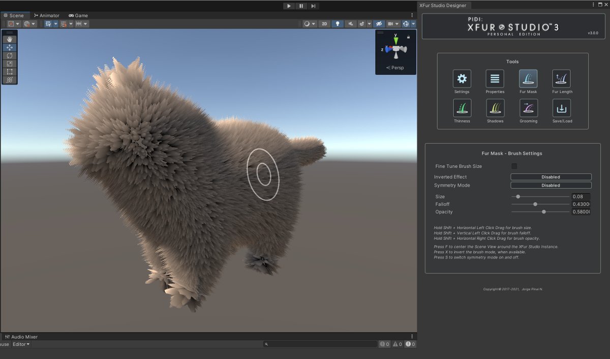 IrrSoft's tweet photo. Time for a much needed makeover. Better workflow, better UI,  a better experience. #XFurStudio3 is coming soon! 

Get #XFurStudio2 before the release @AssetStore  &amp; upgrade for free 👇

https://t.co/LcR6aWJoyZ

#gamedev #indiegamedev #madewithunity #indiedev #assetstore #unity3d https://t.co/FOE8OI5Cb5