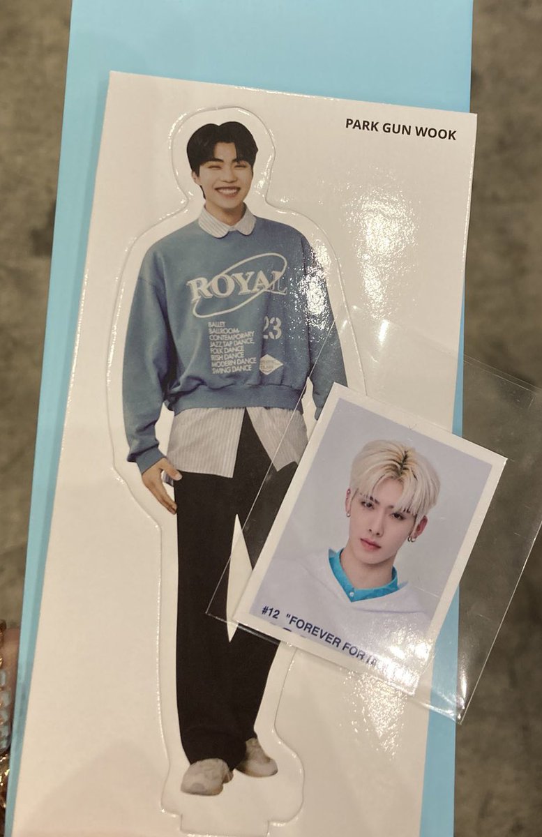 gunwook photocard, id photo and standee for kcon japan! 🤍