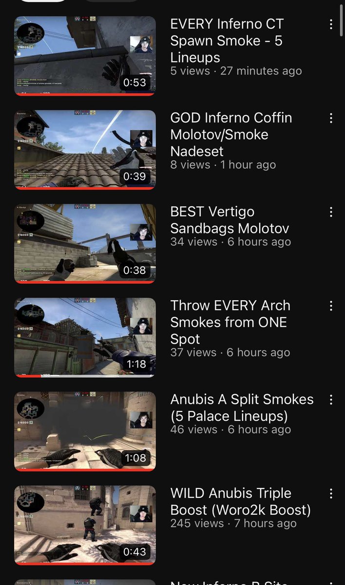 PuggCS2's tweet image. This is the content I’ve released in the last few days. I feel like this is a really good start! I am going to start IGL philosophy when my new mic arrives 😁