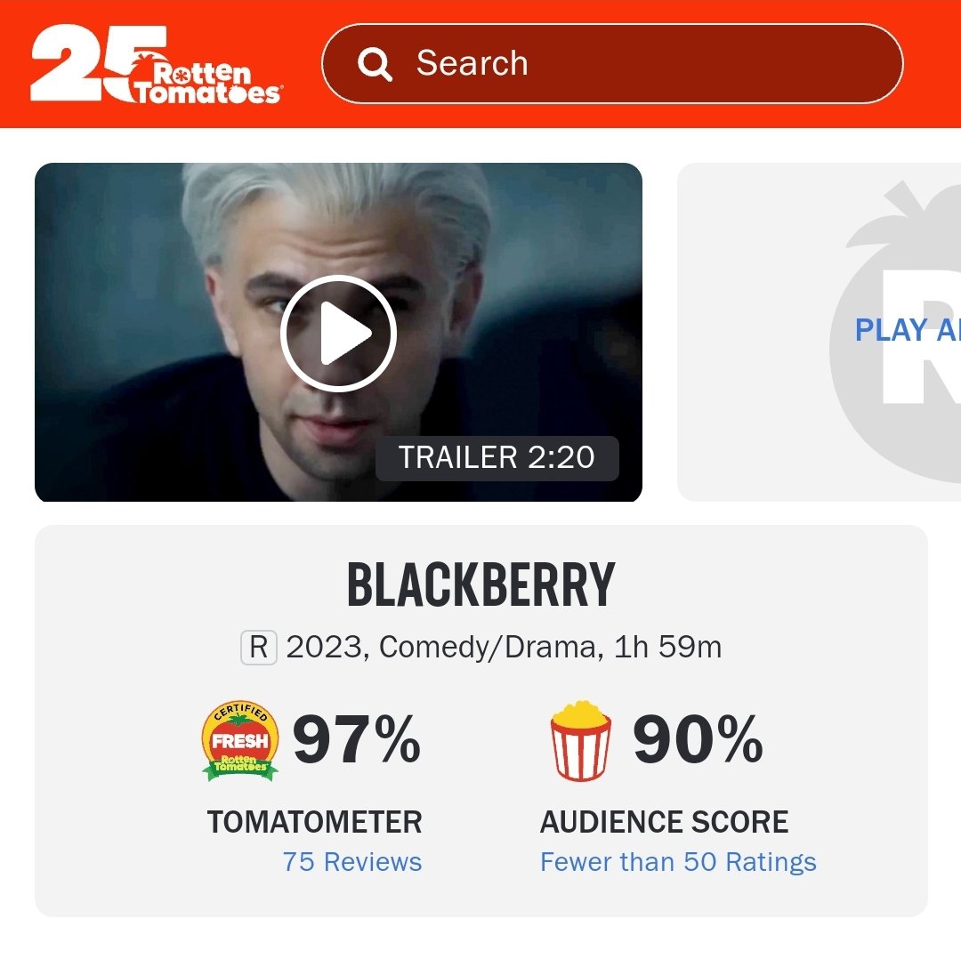 BlackBerry  Rotten Tomatoes