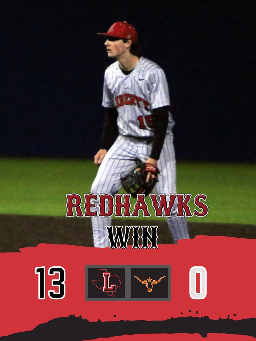 LHS_RedhawkBSBL's tweet photo. RedHawks win game one of the series!! Thanks to a strong outing on the mound from @Colby_Thorsen and a 💣💣💣 from @WixonCooper 

🚨 TIME CHANGE FOR TOMORROWS HOME GAME IS 5:30 PM 🚨 

Come support at THE NEST!

#oneatatime #energyisfree https://t.co/Fg9eYhxwfC