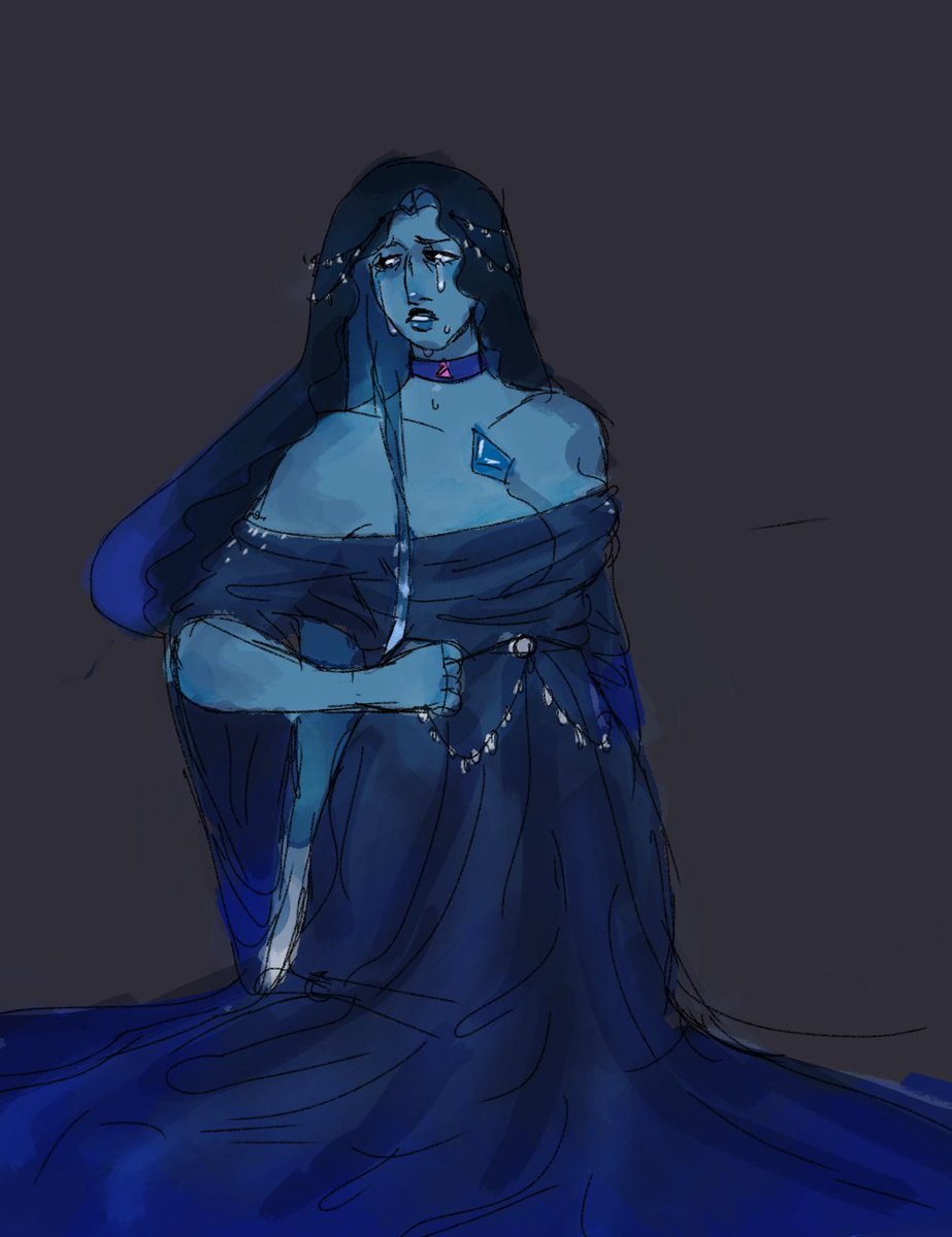 ShwoompDraws's tweet photo. anywyas little blue diamond doodle redesign thing,idk 
#stevenuniversefanart #bluediamond https://t.co/b6vWAV7jGB