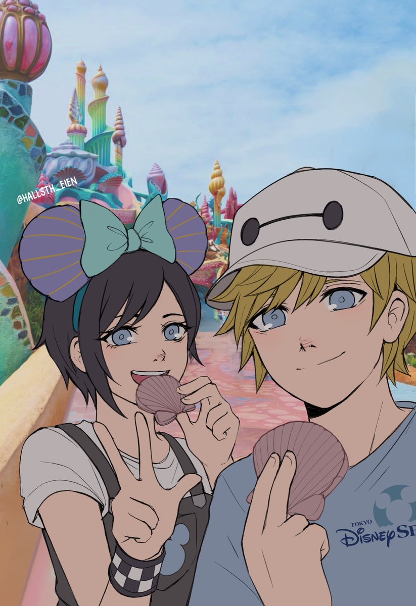 Hallsth_Eien's tweet image. Dates at Tokyo Disney ❤️❤️

#Sokai #rokushi #KingdomHearts