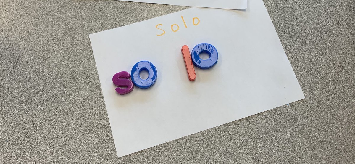 Learning about syllables is a great way for Ss to identify reliable and predictable patterns to help them decode unfamiliar words. Ss <a href="/JBAPT_DPCDSB/">St. John the Baptist</a> practice syllable division with magnetic letters from phonics kits distributed to primary classrooms this year. 👍