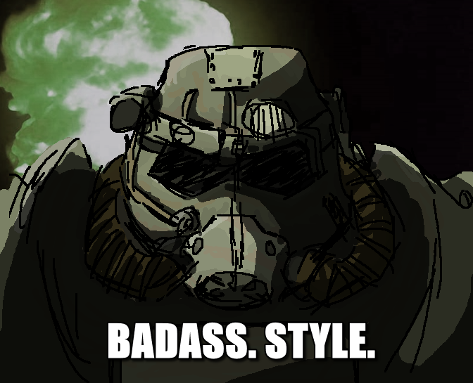 krismastreebag's tweet photo. hahaha kiddo.... you think you can own noobs. yeah i dont think so. 1v1 me. we'll see whos the noob... said the badass!
#Fallout #badass #BadassStyle https://t.co/GeqdjvT2uR