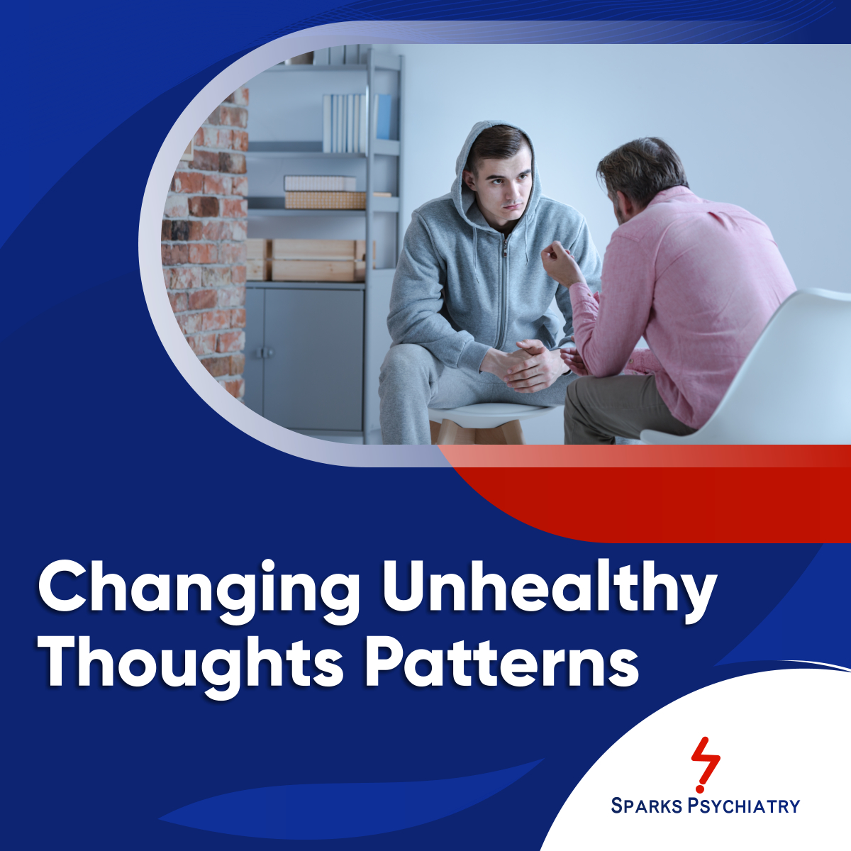 SparksPSY's tweet photo. Cognitive behavioral therapy aims to help people address their unhealthy thoughts and behavior patterns and learn better ways to solve their life problems. 

Read more: https://t.co/mnrZzrWJx9

#MentalHealthCare #CBT #CBI #ContactUs https://t.co/ybfW0e43l0