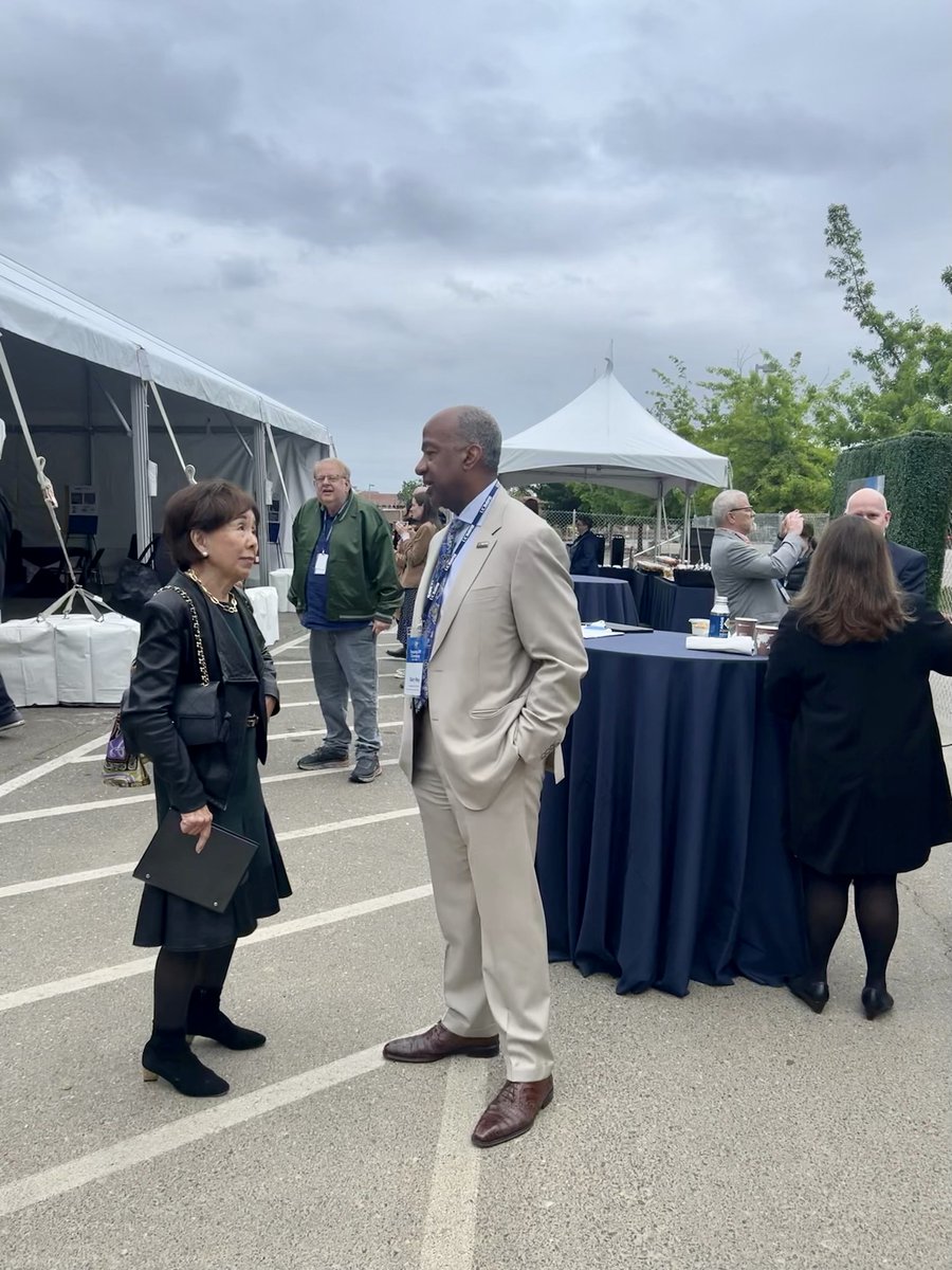 DorisMatsui's tweet photo. It was great to be back at @UCDAggieSquare to celebrate another milestone!

@Chancellor_May, @Mayor_Steinberg, and all of our partners have worked so hard — and so much progress has been made since the groundbreaking 14 months ago. https://t.co/UuP5TY1nEs
