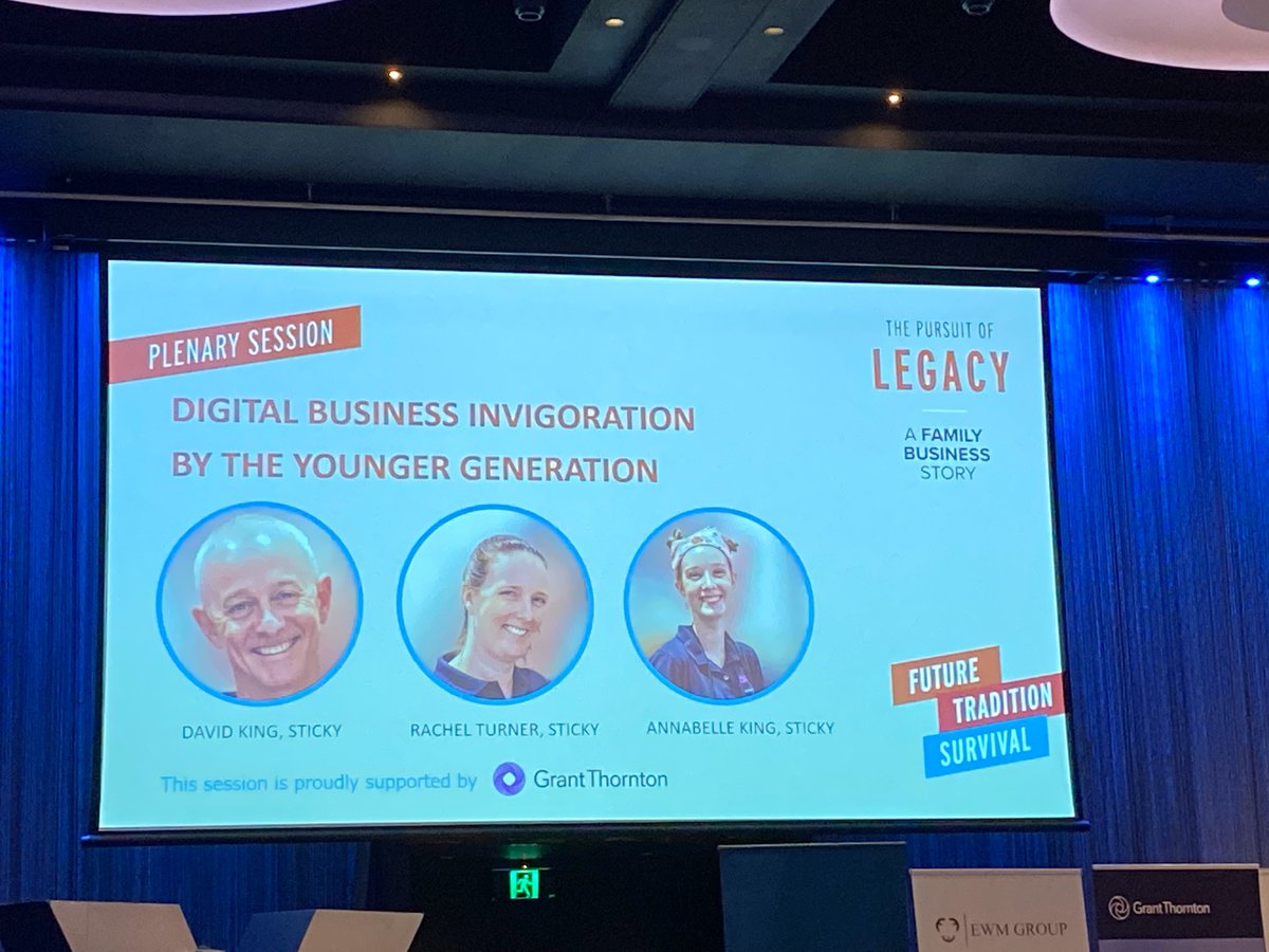 Listening to how this #familybusiness adapted to Covid by embracing #socialmedia - specifically Tik Tok at the suggestion of their daughter Annabelle (17 at the time). Great example of how listening to the next generation’s ideas can change business for the better! 
#Sticky #FBA