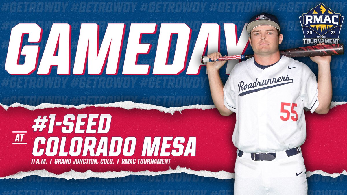 We've been here before - let's get to work 😤

😈 #1-seed <a href="/CMUMavsBaseball/">CMU Mavs Baseball</a>
🕚 11 A.m.
📍 Grand Junction, Colo.
🖥️ bit.ly/3VPOlWf
📰 bit.ly/3HUjLER
🗒️ bit.ly/3LS9QRD
🏆 bit.ly/3B8BncD

#GetRowdy🔴🔵