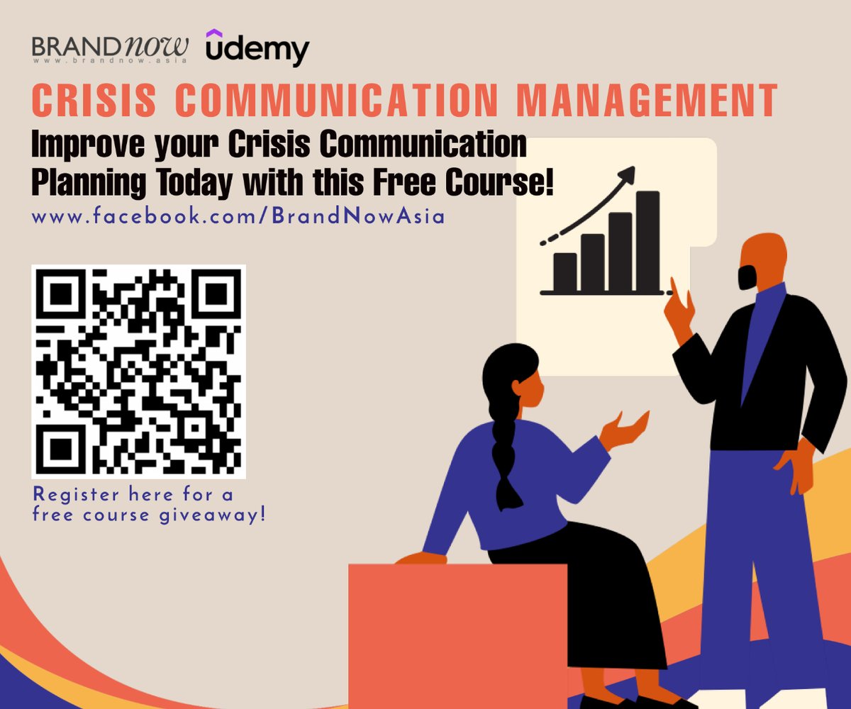 Preparing you and your team before a crisis today by signing up for Brandnow.asia free course! #crisiscommunication #planning #freecourse