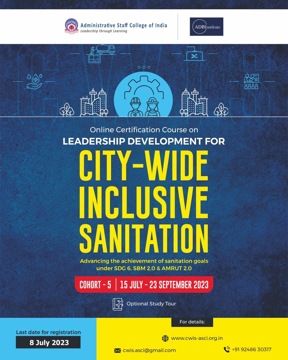 Urban Management - ASCI tweet media