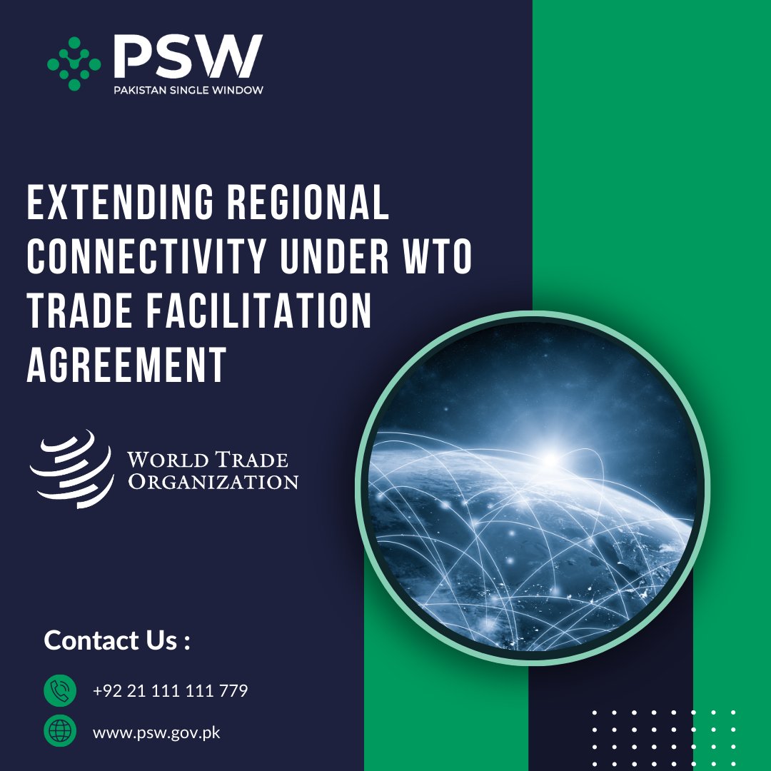 PakSingleWindow's tweet photo. #PSW is committed to regional connectivity under the #WTO Trade Facilitation Agreement. For #NSWs integrations, PSW extends partnerships & cooperation with neighboring countries, including China & Uzbekistan.
#NationalSingleWindowSystem #Tradefacilitation https://t.co/osvzsvNO3e