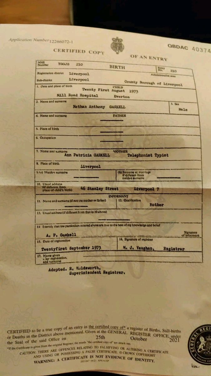 Pilar_Emily92's tweet photo. #findmysibling #adopted #Liverpool  #Lancashire #Manchester #brother #adoptionsearch #searching #1973 #everton https://t.co/TMkGueeFX9