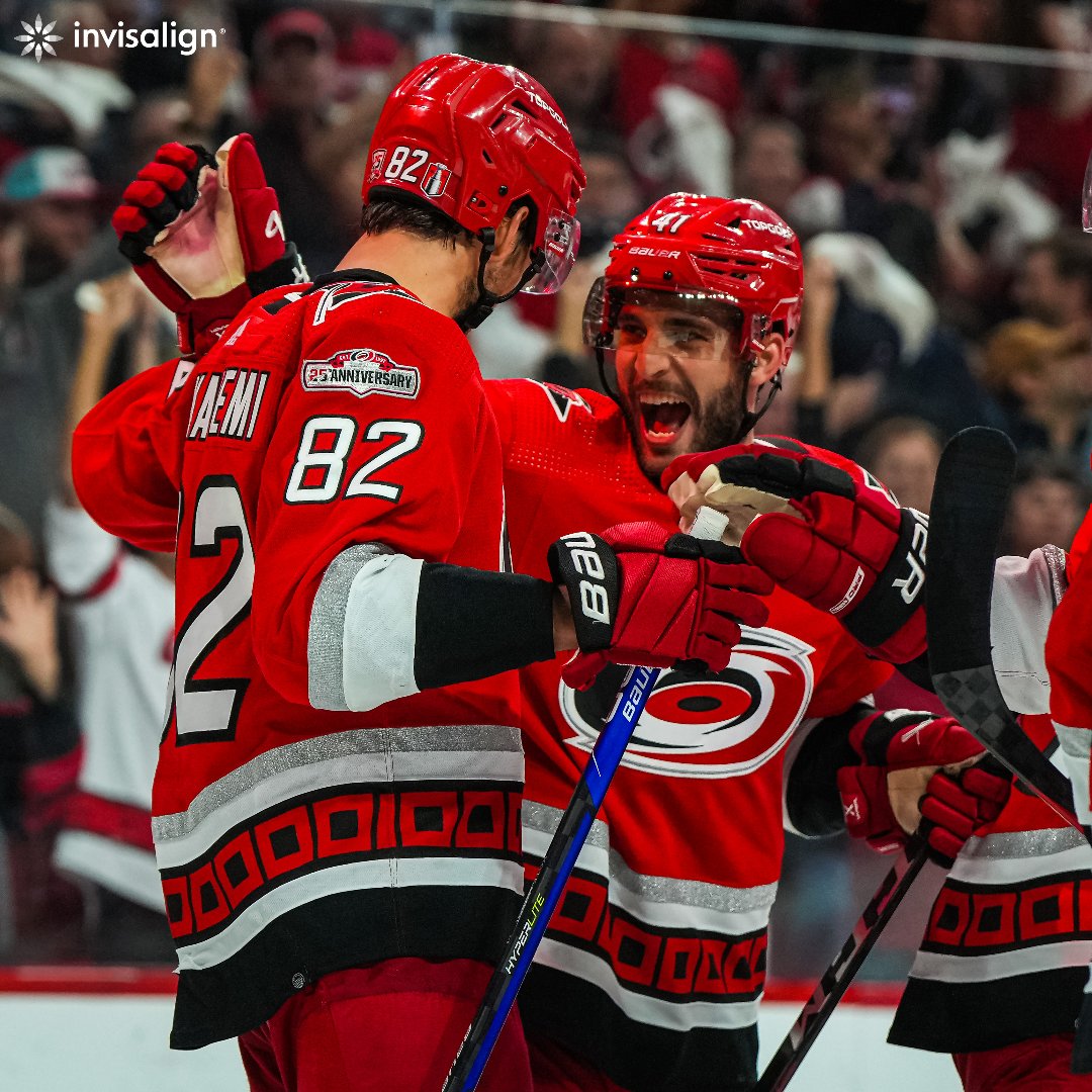 Canes's tweet photo. One happy 👻🐻

#NeverCompromise | #WinningSmiles https://t.co/2F8VEdB2Z4
