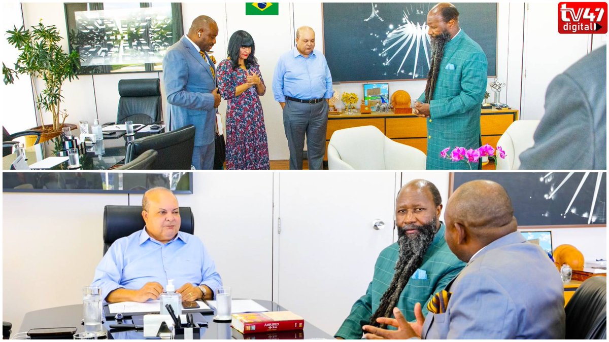 PROPHET David Owuor in Brazil for an international conference.

He was received by the Governor of the Federal District of Brazil.