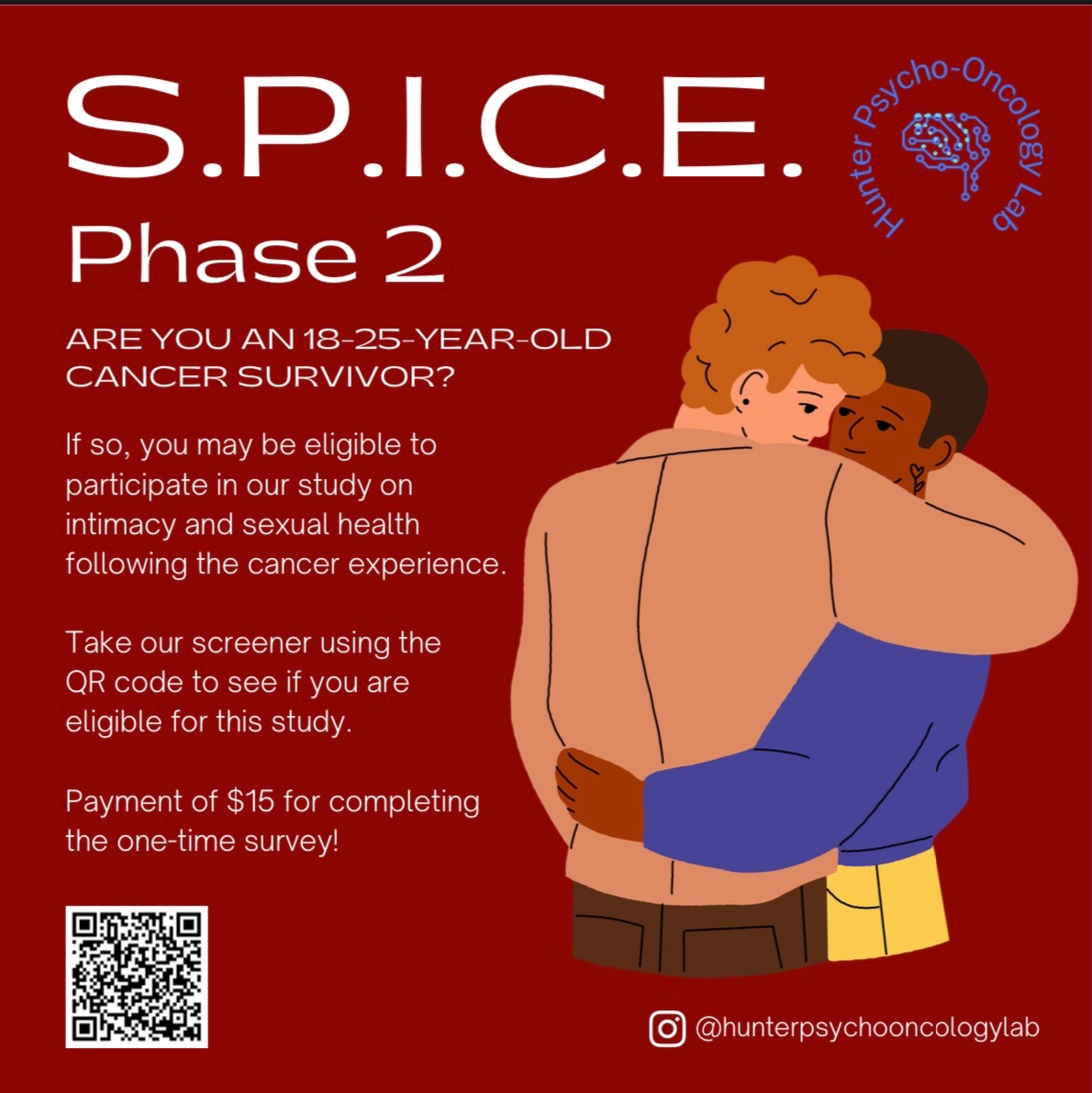 HunterPOLab's tweet photo. One-time survey study for young adult cancer survivors! Payment of $15.  
https://t.co/19wuWR52iq 
#AYACSM #OncologyTwitter #cancerresearch #AYAC #survonc #Cancer #health https://t.co/1k3hyLCgfO