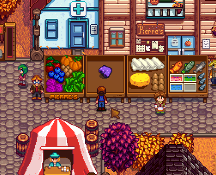 thordros's tweet photo. The campaign of terror against Mayor Lewis continues. #StardewValley https://t.co/diovoZpXYz