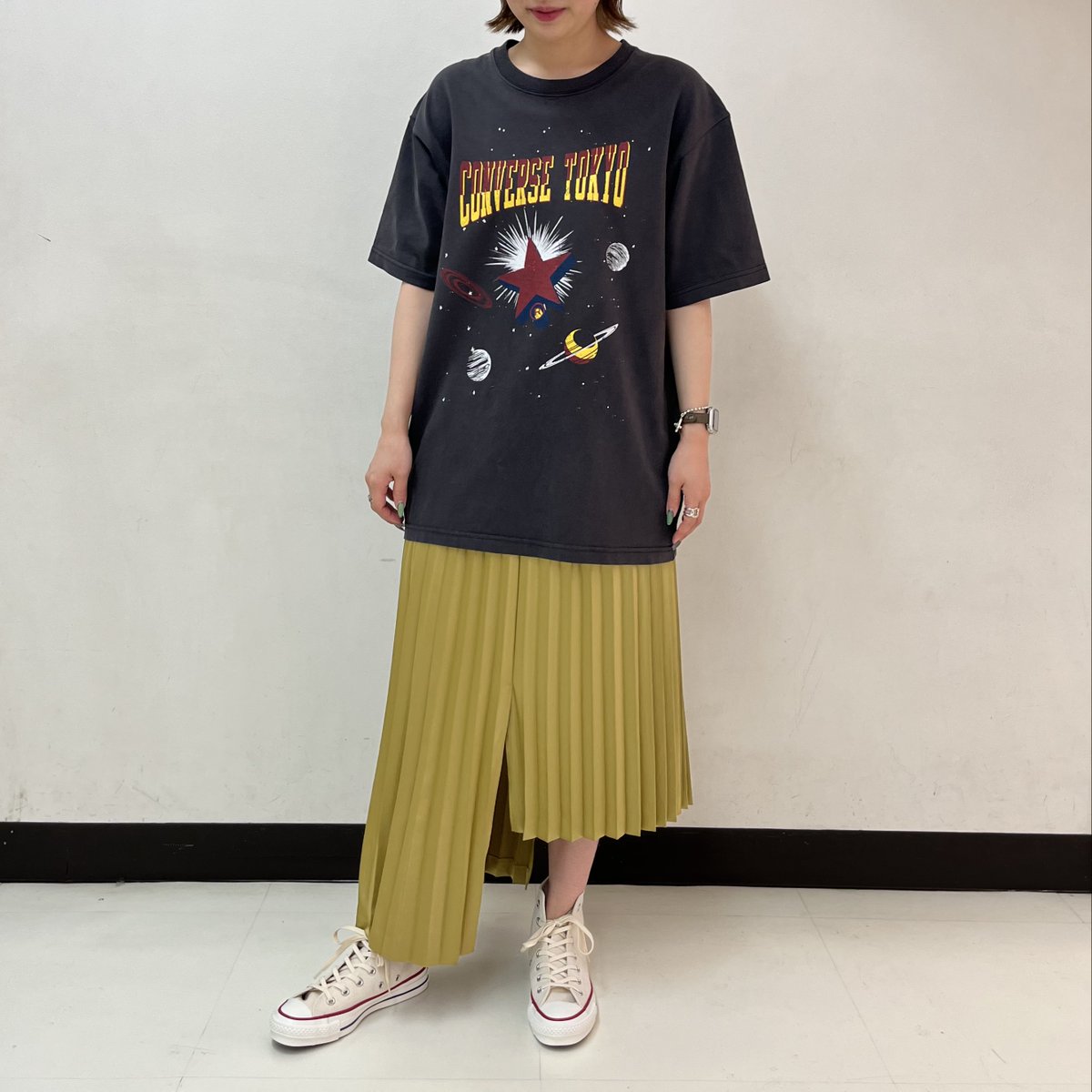 シャツ ブラウス LOGO PRINT GATHER BLOUSE ロゴプリントギャザーブラウス 価格比較