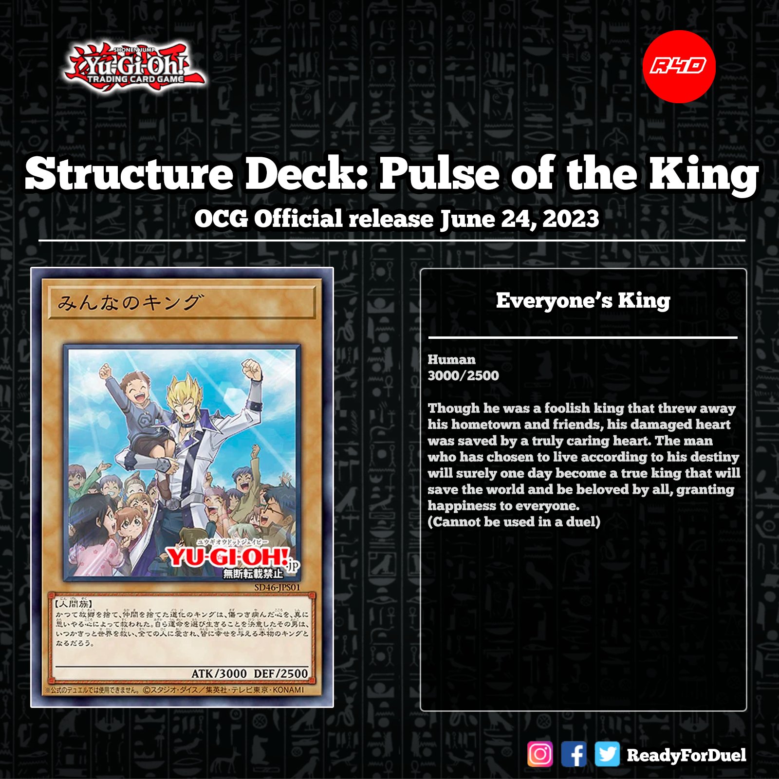 everyone's king yugioh card [SDCK-EN050] Ultra Rare Yugioh! Everyone's King - SDCK-EN050