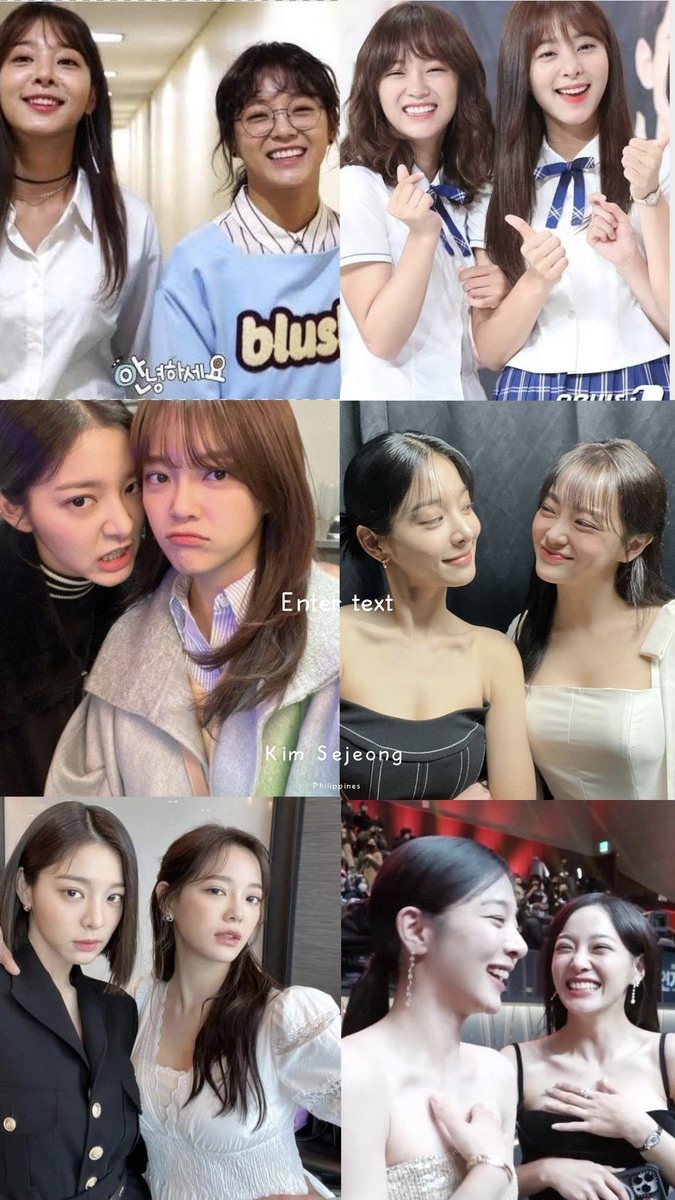 LMulleta's tweet photo. Kim Se-jeong ❤️ Seol In-ah
Through the years
🤍🤍🤍
#KimSejeong
#SeolInAh
#HelloCounselor
#School2017
#BusinessProposal https://t.co/SLPHrY4mBQ