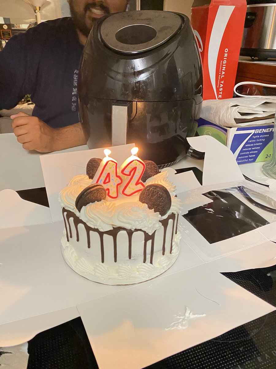 groomstale's tweet photo. @just__abs Sort of had a similar birthday this year, my roommates really went above and beyond for my 42nd trip around the sun. https://t.co/bkcN9Q45un