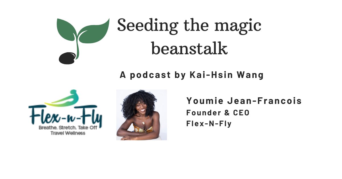 So honored to talk to Youmie! The founder and ceo of @flexnfly !! Loved hearing her story open.spotify.com/episode/02dkHu…
