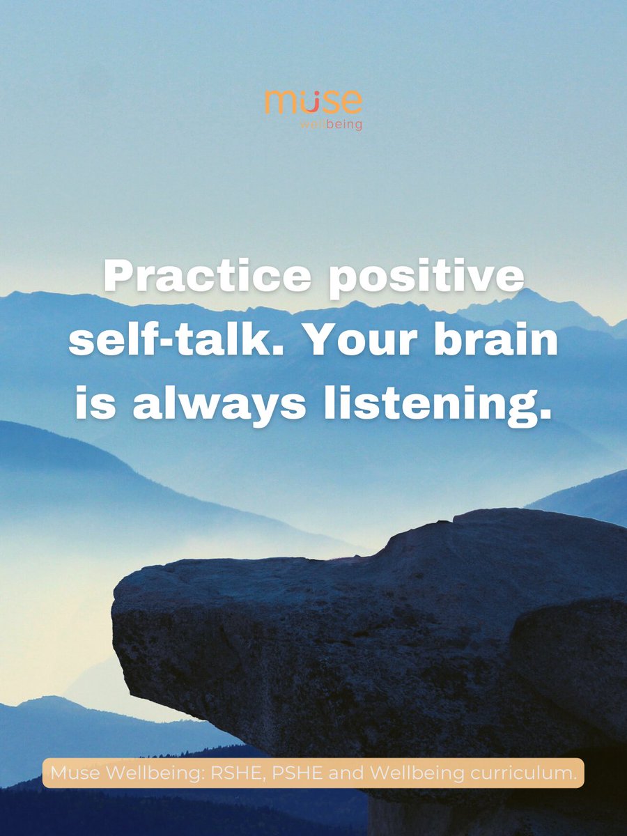 Self-talk + self-care  = a more positive image of self.

#RSHE #PSHE #ukedchat #teacher5oclockclub