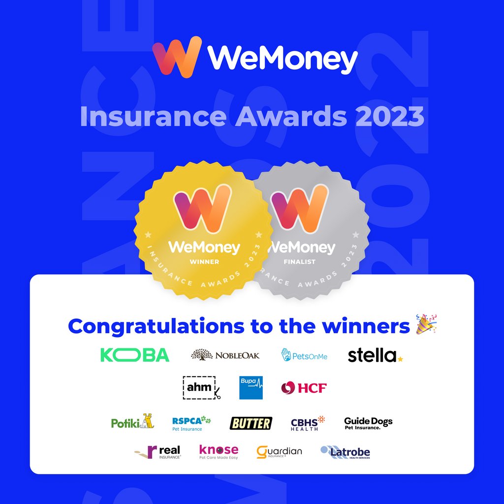 🚨 Stop the interwebs! 🏆 The results are in for the WeMoney Insurance Awards 2023 and we've got some serious winners to reveal!

🏆 FULL WINNERS LIST HERE: wemoney.com.au/wemoney-insura…

#Awards #WeMoneyInsuranceAwards