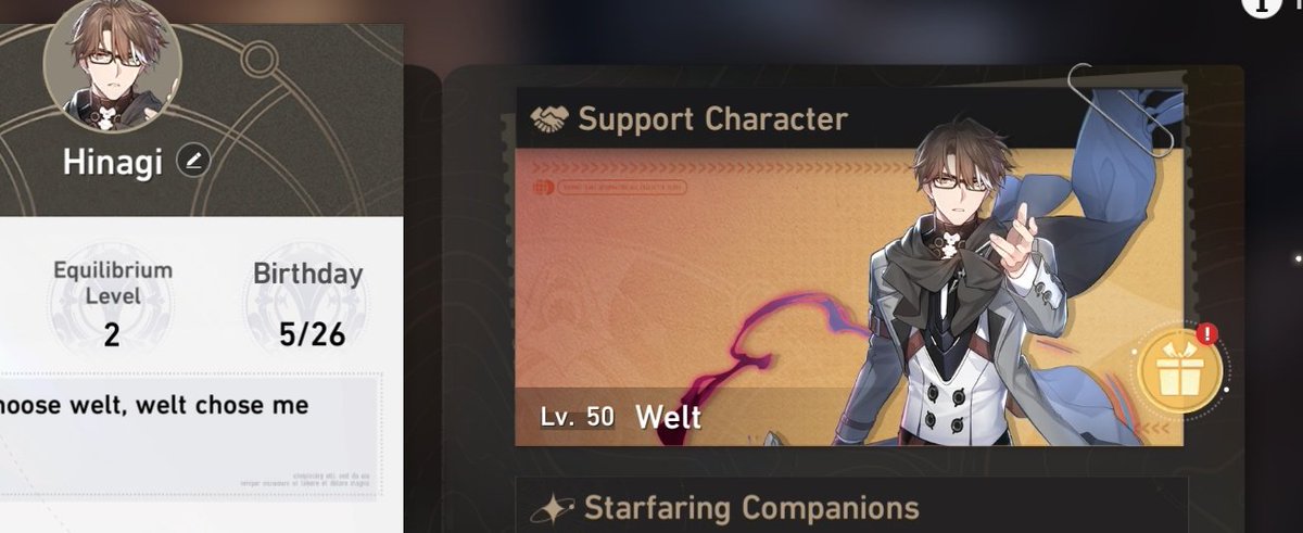 anemoteam's tweet photo. does the credit rewards mean someone used your support character as their support??? https://t.co/o0sOV2G8zX