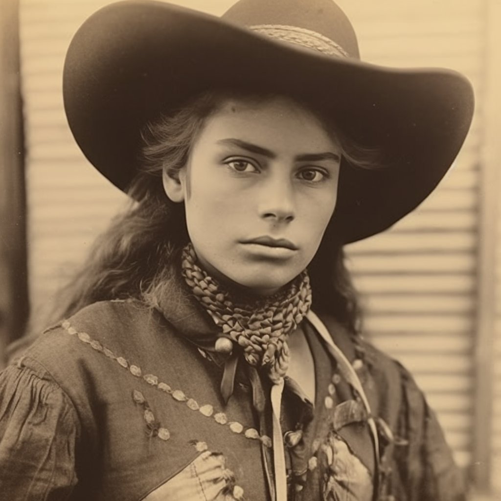 This is Sarah Westwood in 1885, the first woman ever to be made Sheriff in the West.

Actually, it is not. It is a Midjourney image I made in seconds. I regularly see old photographs being posted on Twitter with no sources or attribution. I wouldn't believe any of them anymore.