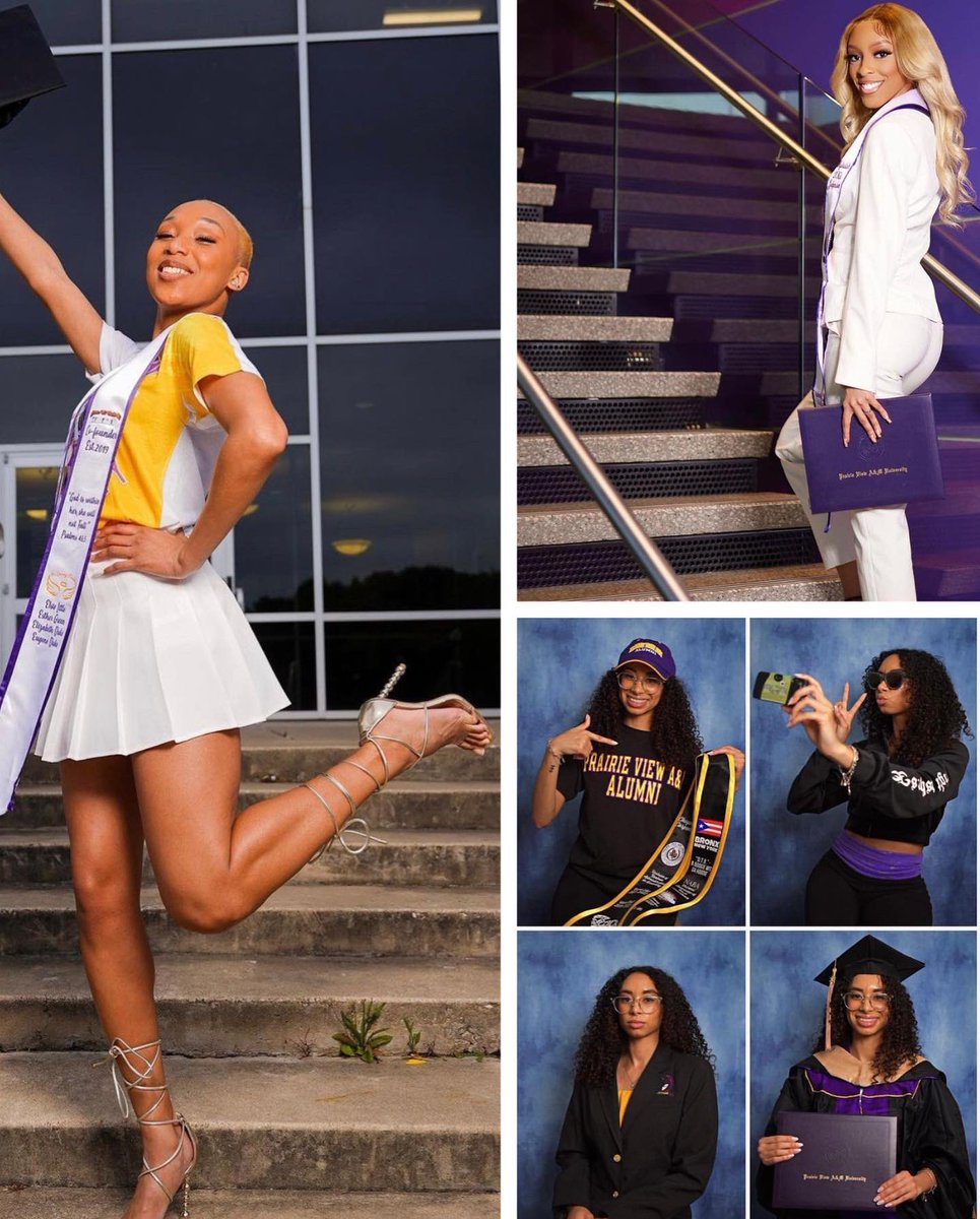 PVAMU's tweet image. Thank you for ALL the participants in the #PVGradSwag contest Congratulations to our winners ; 
1st Place - @alexandria.verde  
2nd Place - @luxurious.mk
3rd - @cheyenneindiia👏🏽💜
#pvamu📣#PV2023