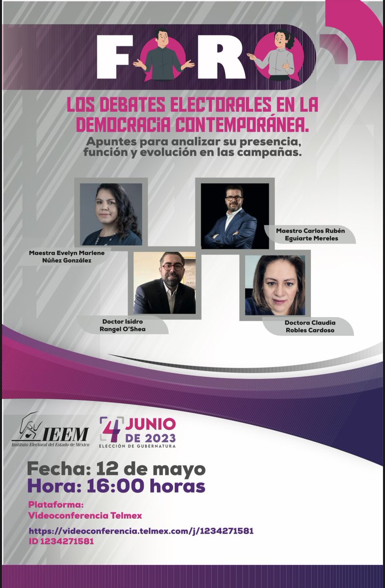 Mañana viernes a las 4 de la tarde estaremos hablando sobre el rol de los debates en las democracias contemporáneas. #CienciaPolítica #DemoCrazy