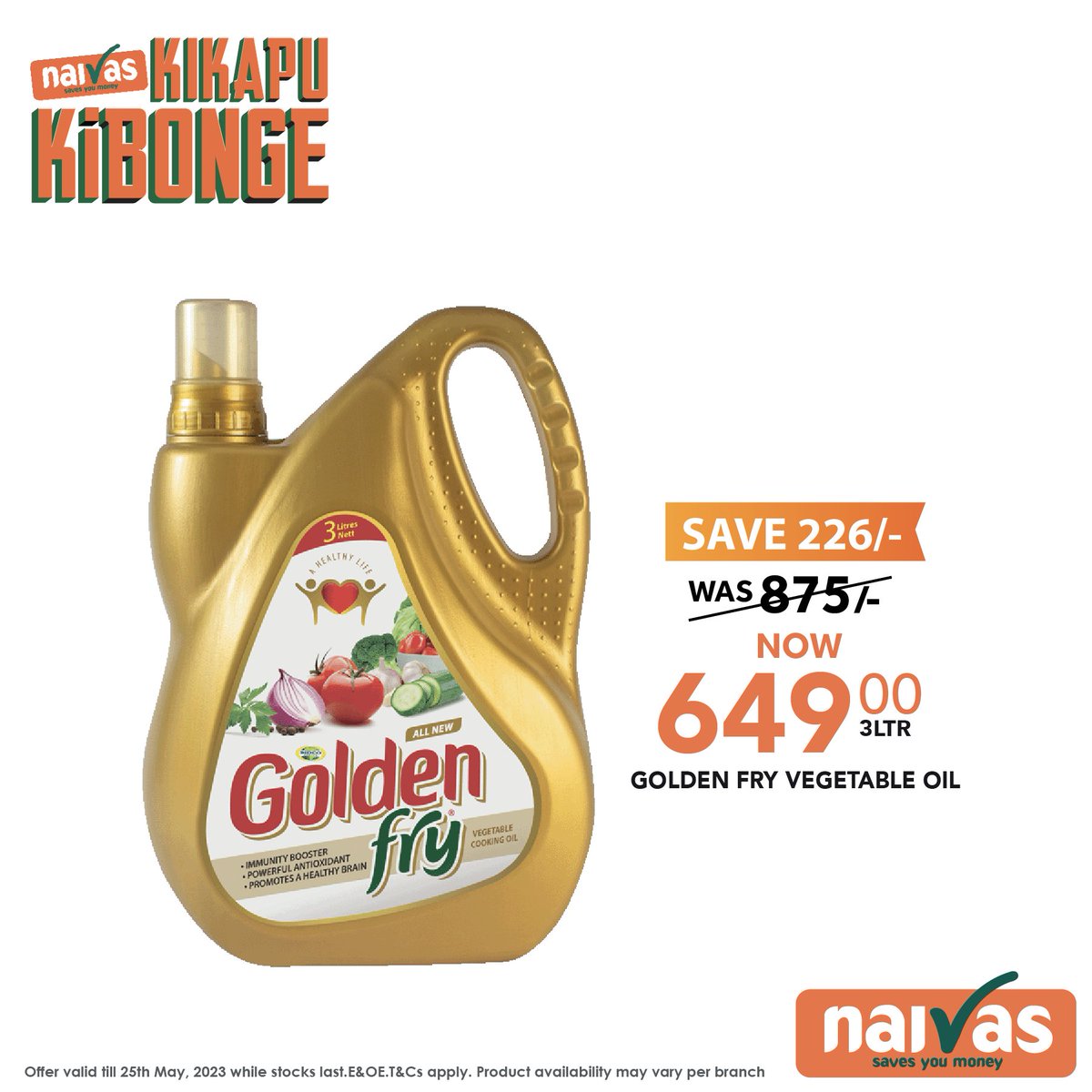 Mums love to cook🫕 especially when the children are around. She will wake up at the crack of dawn hata kama utafika saa nane mchana! 🛍️Surprise a mum this week with some cooking oil now on offer! She'll be glad! #NaivasKikapuKibonge ✓ *Valid until 25th May 2023